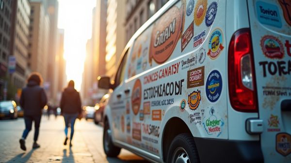 Augmentez la visibilité de votre entreprise avec des stickers camionnette